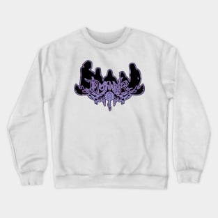 Hell Fire Neon Sign Dethklok Crewneck Sweatshirt